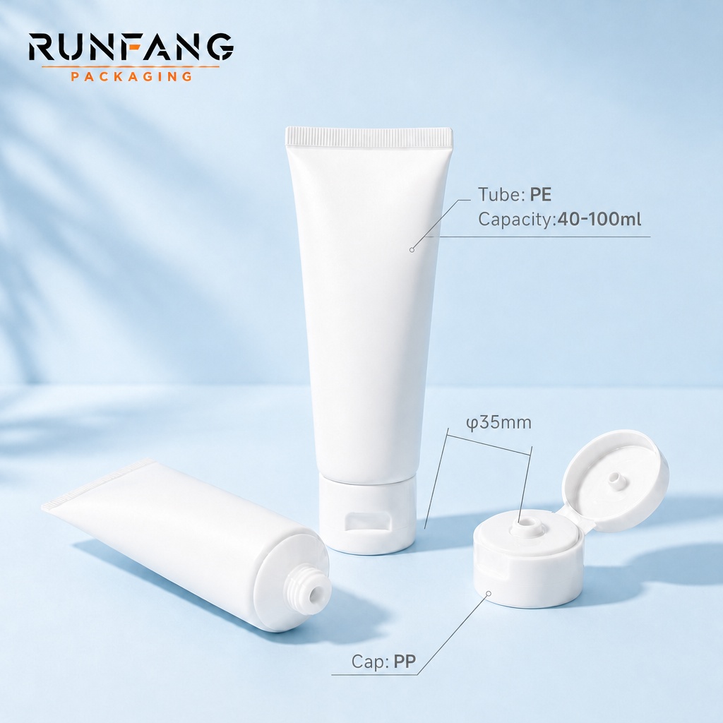 D35mm Plastic Squeeze Tube with Flip Top Cap D35mm Plastic Squeeze Tube with Flip Top Cap