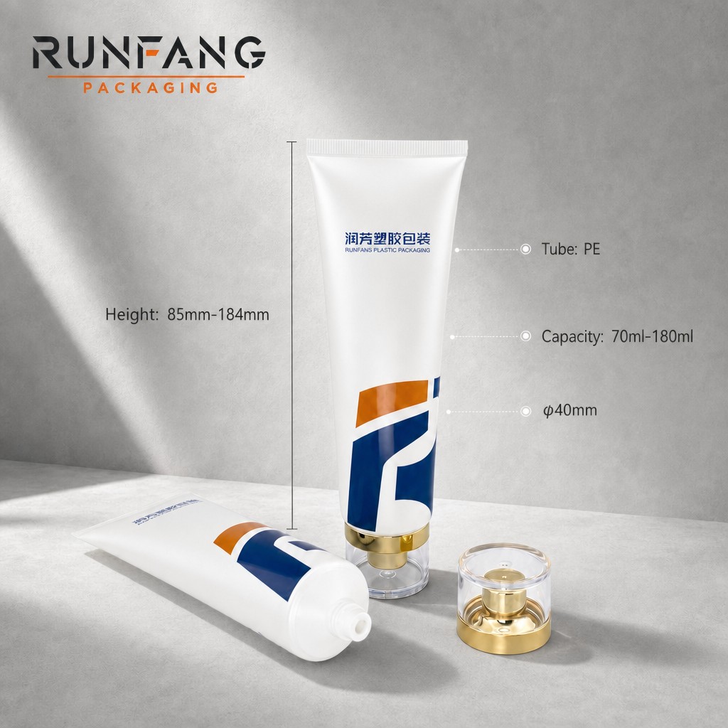 D40mm Plastic Squeeze Tube with  Acrylic Screw cap