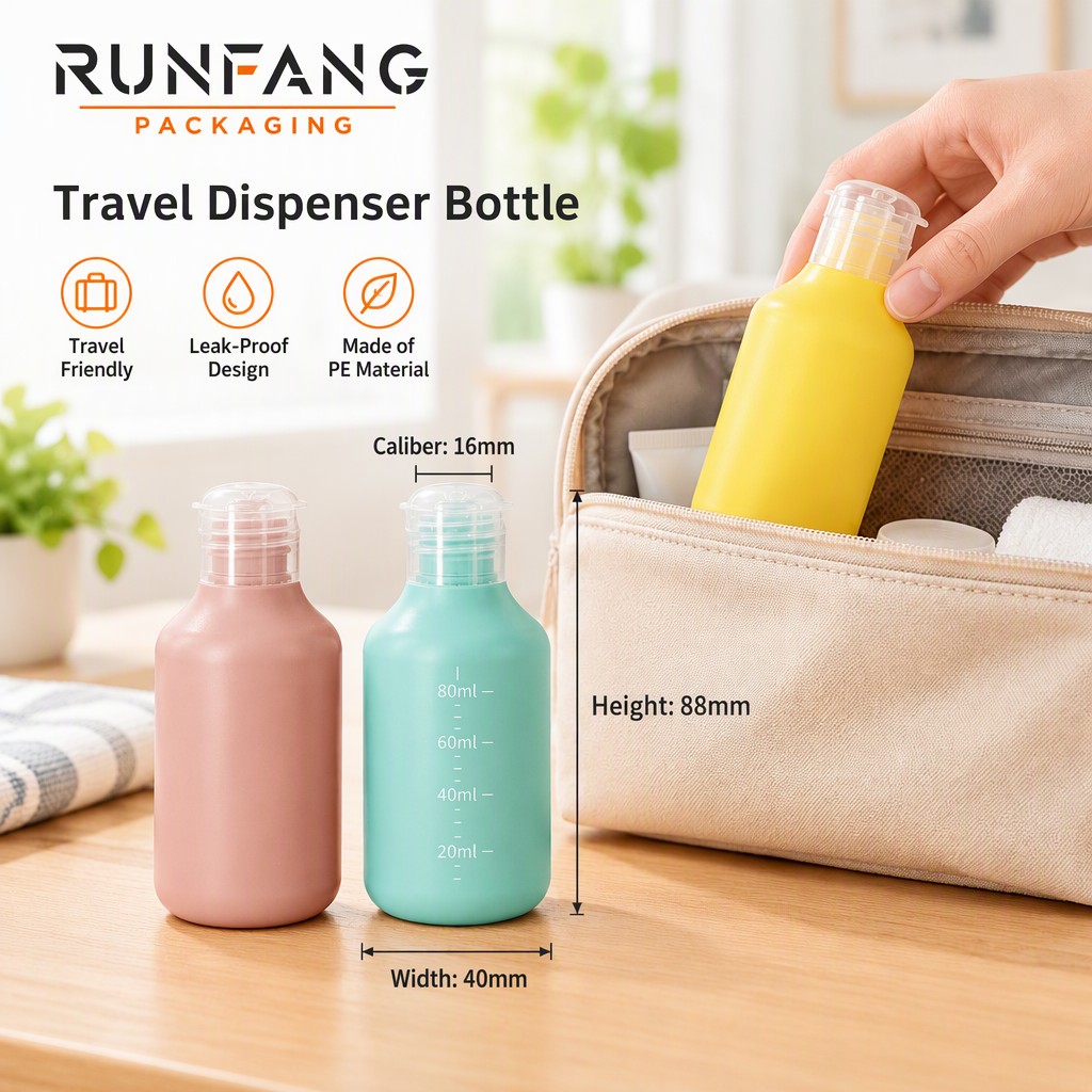 60 ml / 2 fl.oz Empty PE Bottle with Flip Cap 60 ml / 2 fl.oz Empty PE Bottle with Flip Cap