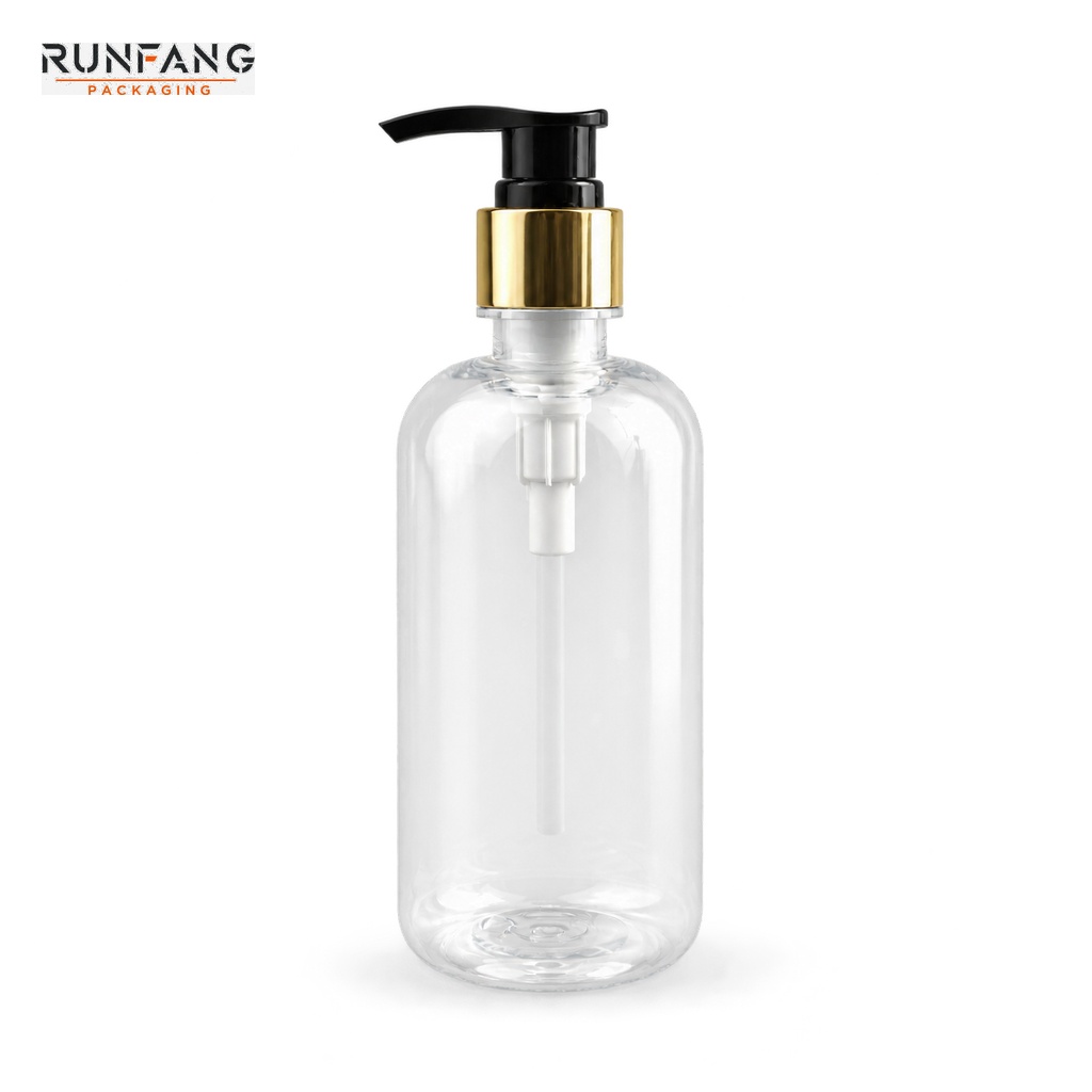 300 ml /10.15 fl.oz Transparent PET Bottle with Pump Head Cover