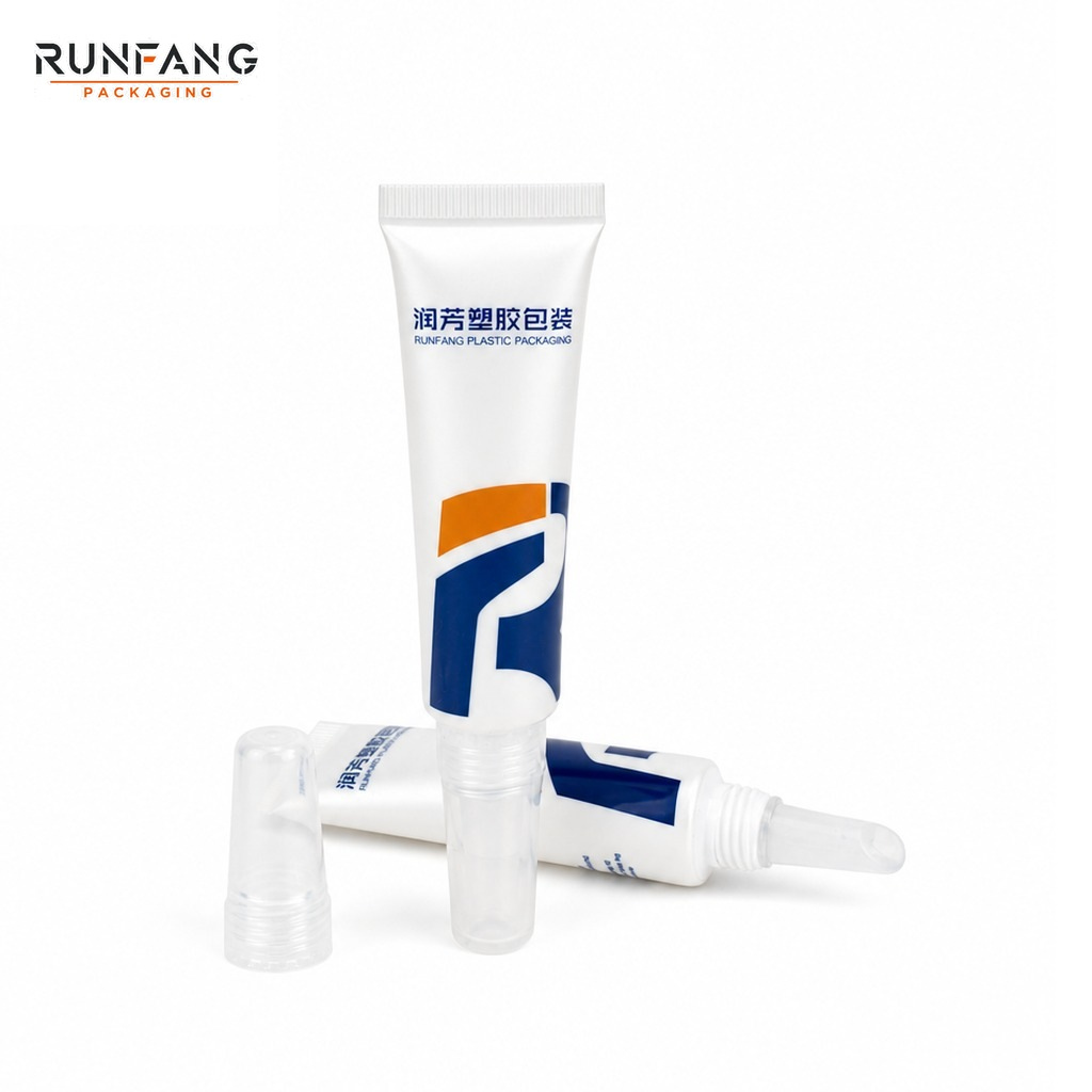 D19mm Plastic Squeeze Lip Gloss Tube with Silicone Tip