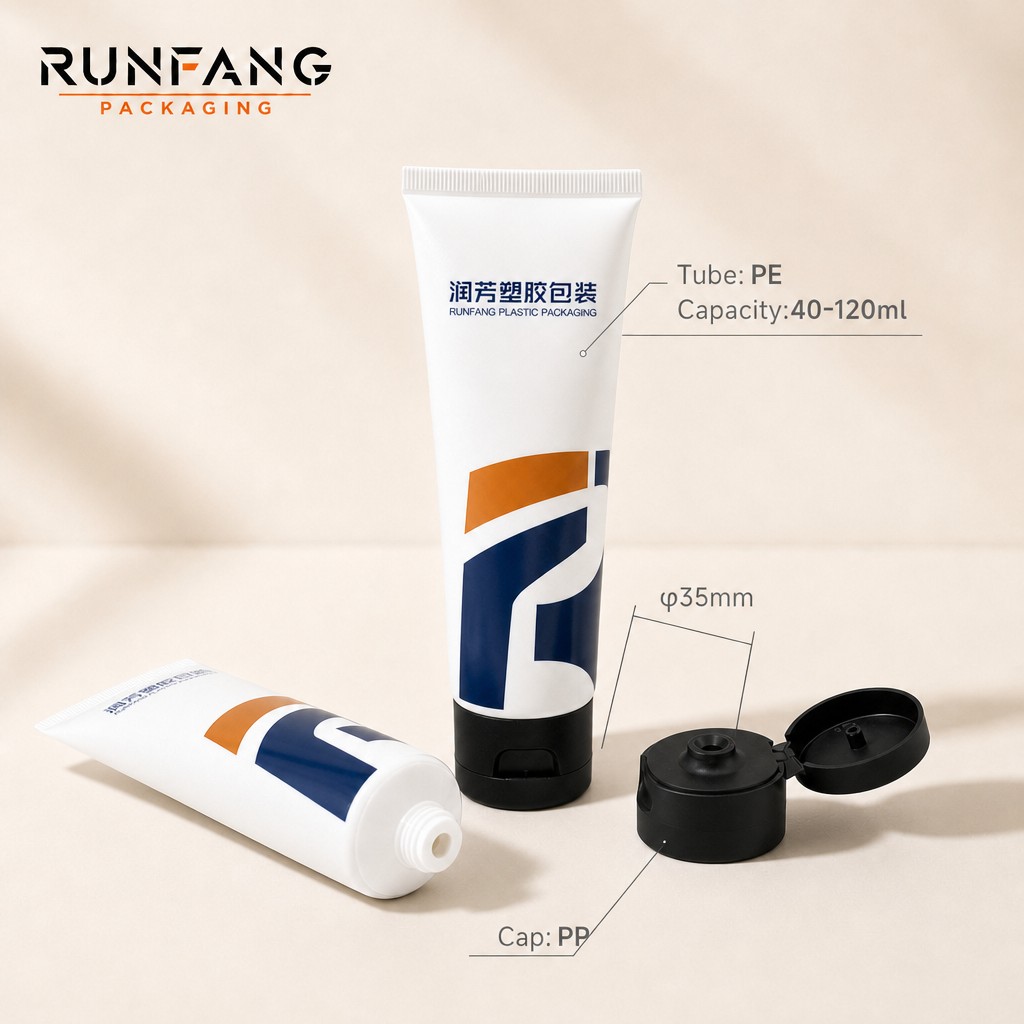 D35mm Plastic Squeeze Tube with Flip Top Cap D35mm Plastic Squeeze Tube with Flip Top Cap